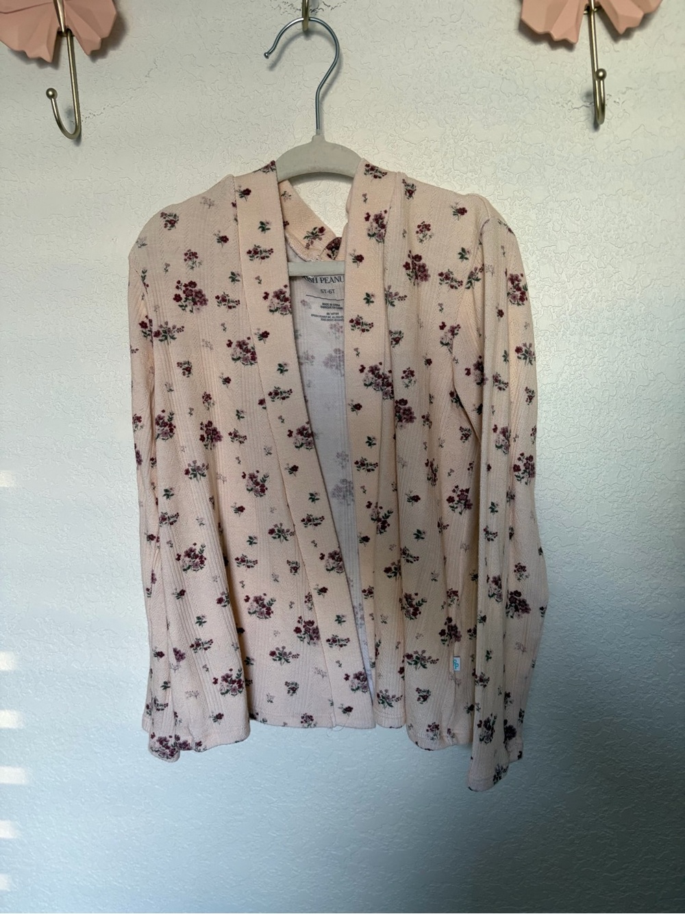 Posh Peanut Blush Pink Floral Dress - Girls
